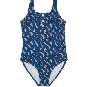 Maillot Laura Leaf Blue - Pacific Rainbow