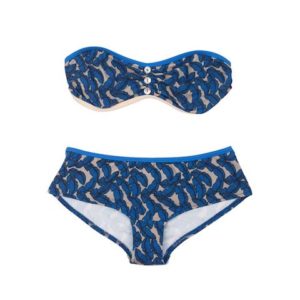 Maillot Marina Leaf Blue - Pacific Rainbow