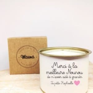 Bougie Merci Nounou - Maona